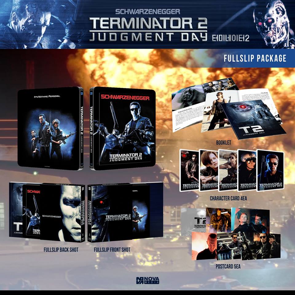 Terminator 2 novamedia steelbook fullslip