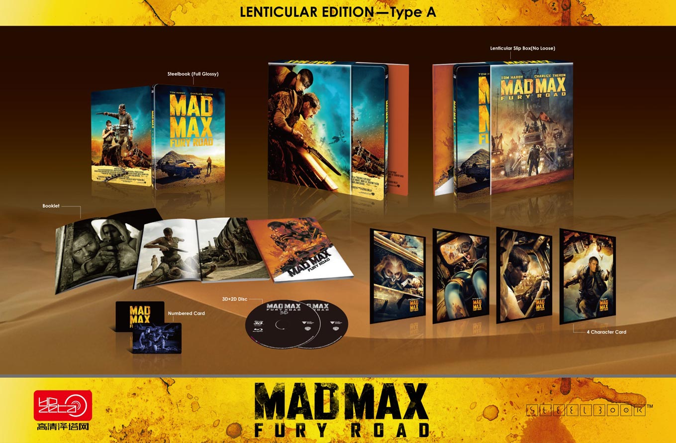 Mad Max Fury Road steelbook hdzeta lentiA
