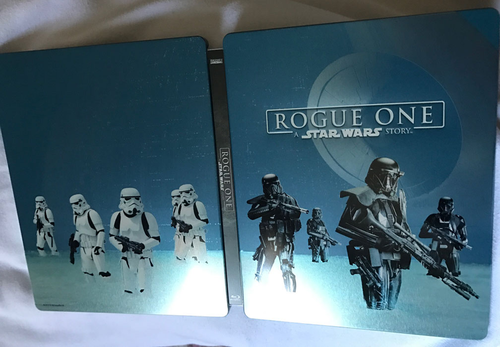 Star Wars Rogue one steelbook zavvi