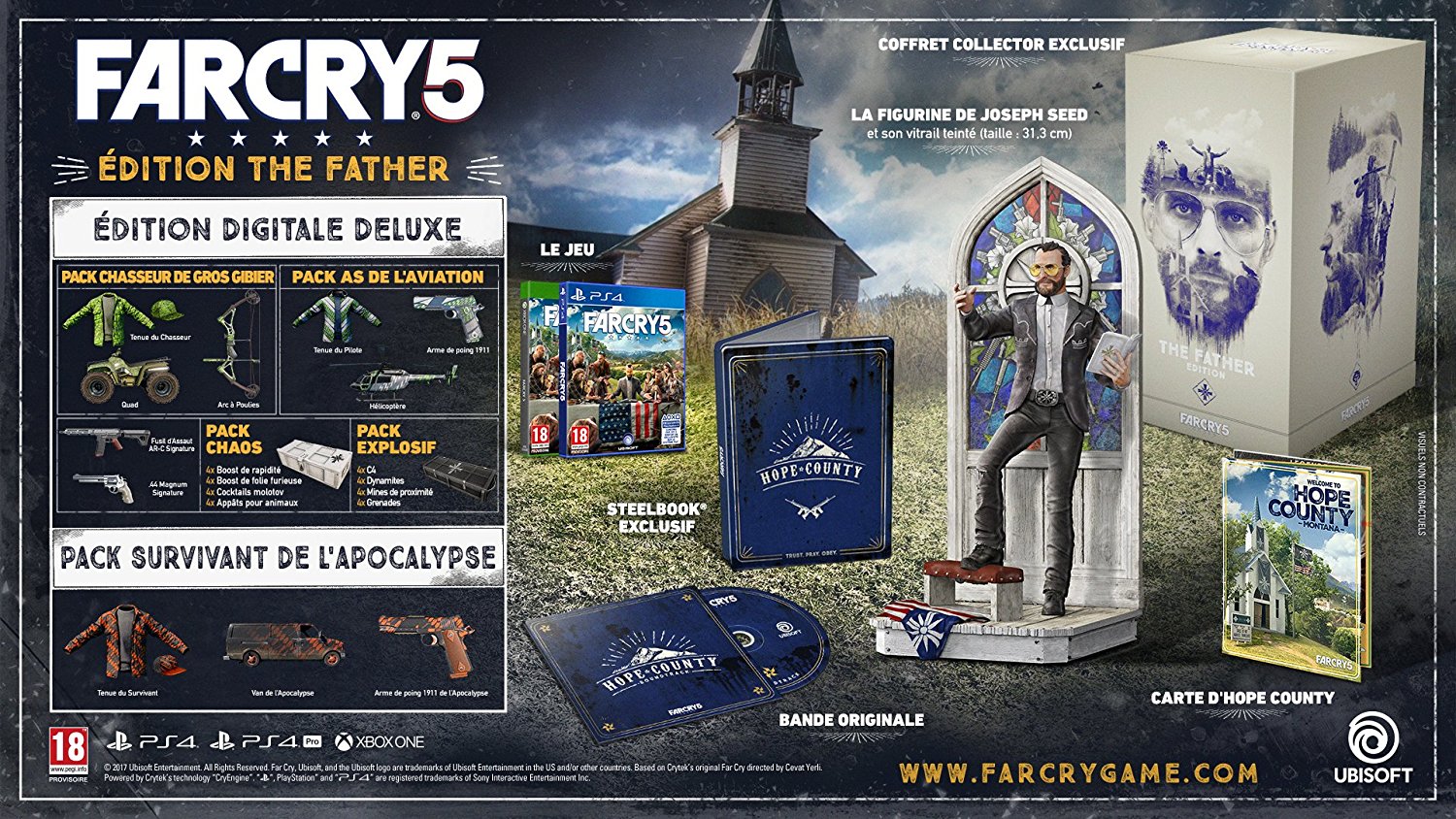Far Cry 5 collector steelbook