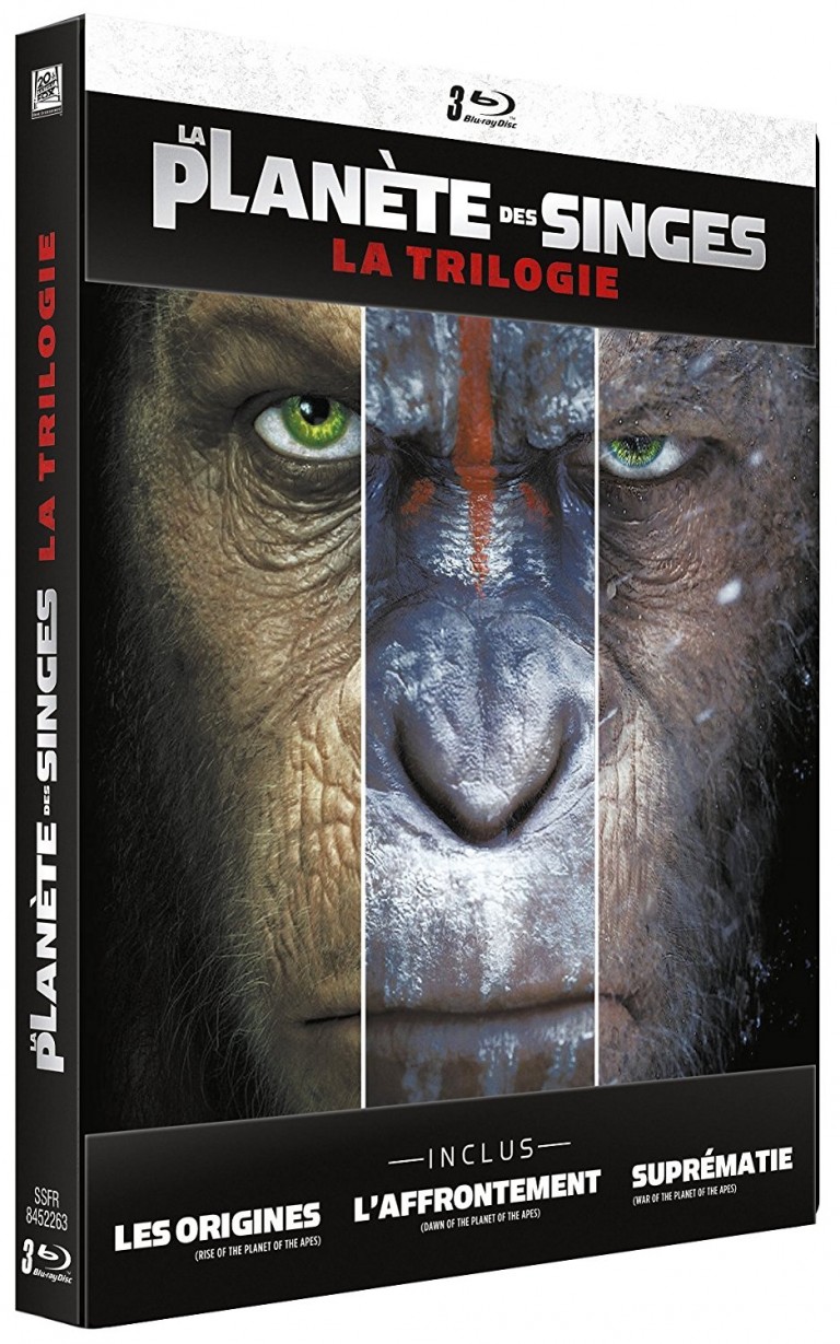 La Planète Des Singes Dans L Ordre La Planète des Singes Trilogie en steelbook [MAJ: 21 euros