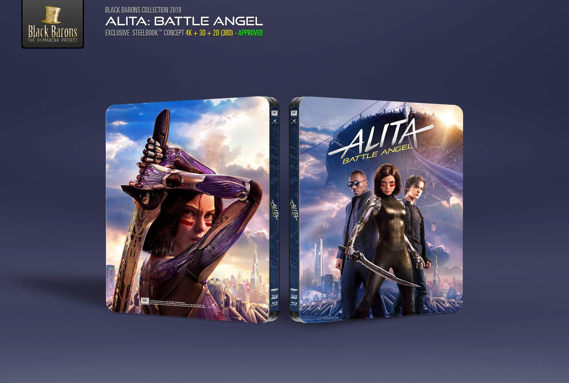 Alita Battle Angel : un steelbook exclusif filmarena [MAJ: Aperçu 
