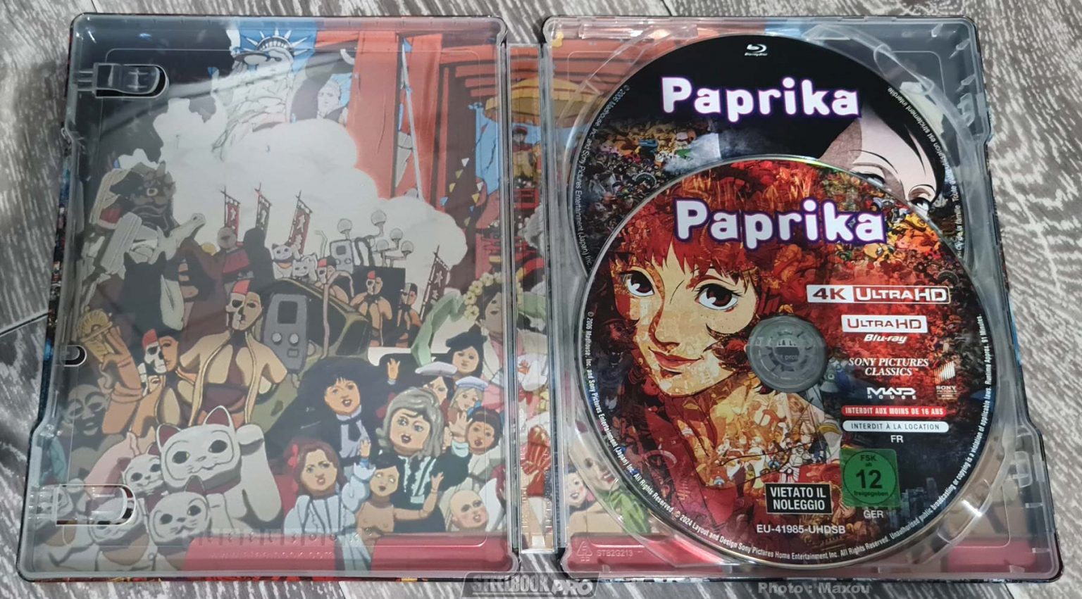 Paprika un steelbook 4K en France [MAJ aperçu MAJ2 dispo amazon